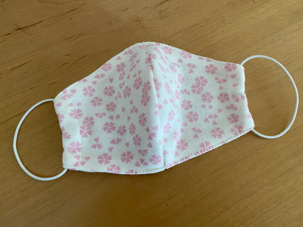 手作りマスク 桜模様