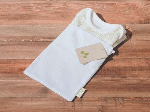 さらし100%巾着袋 Produce bag