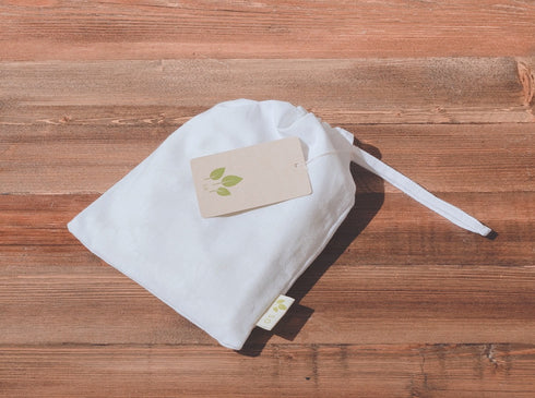 さらし100%巾着袋 Produce bag