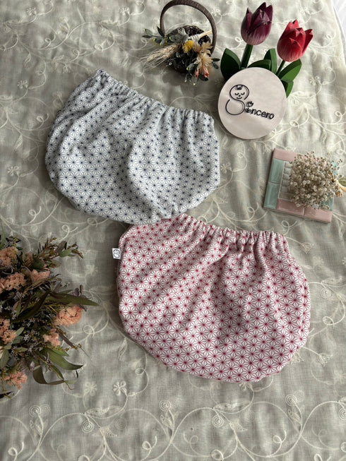 おしりがまあるいブルマパンツSize80 麻の葉模様