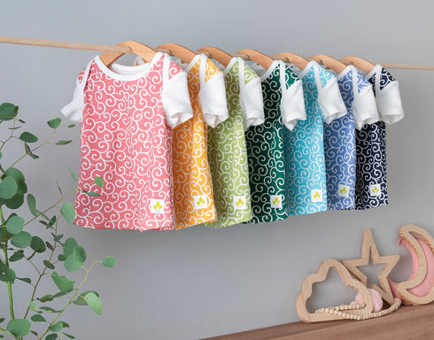 Baby 和ニットTシャツ 唐草模様(全7色)