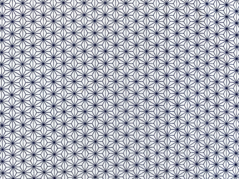 WAGARA knit fabric ASANOHA pattern