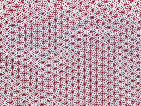 WAGARA knit fabric ASANOHA pattern