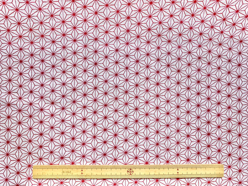 和柄リネン麻の葉模様(全2色)