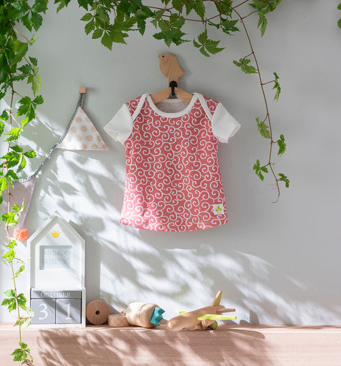 Baby 和ニットTシャツ 唐草模様(全7色)