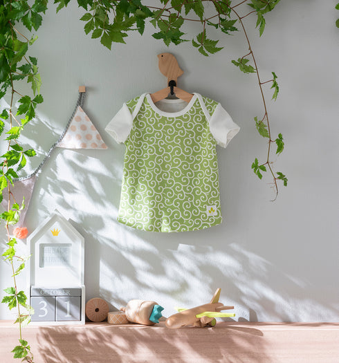 Baby 和ニットTシャツ 唐草模様(全7色)