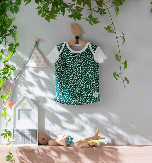 Baby 和ニットTシャツ 唐草模様(全7色)