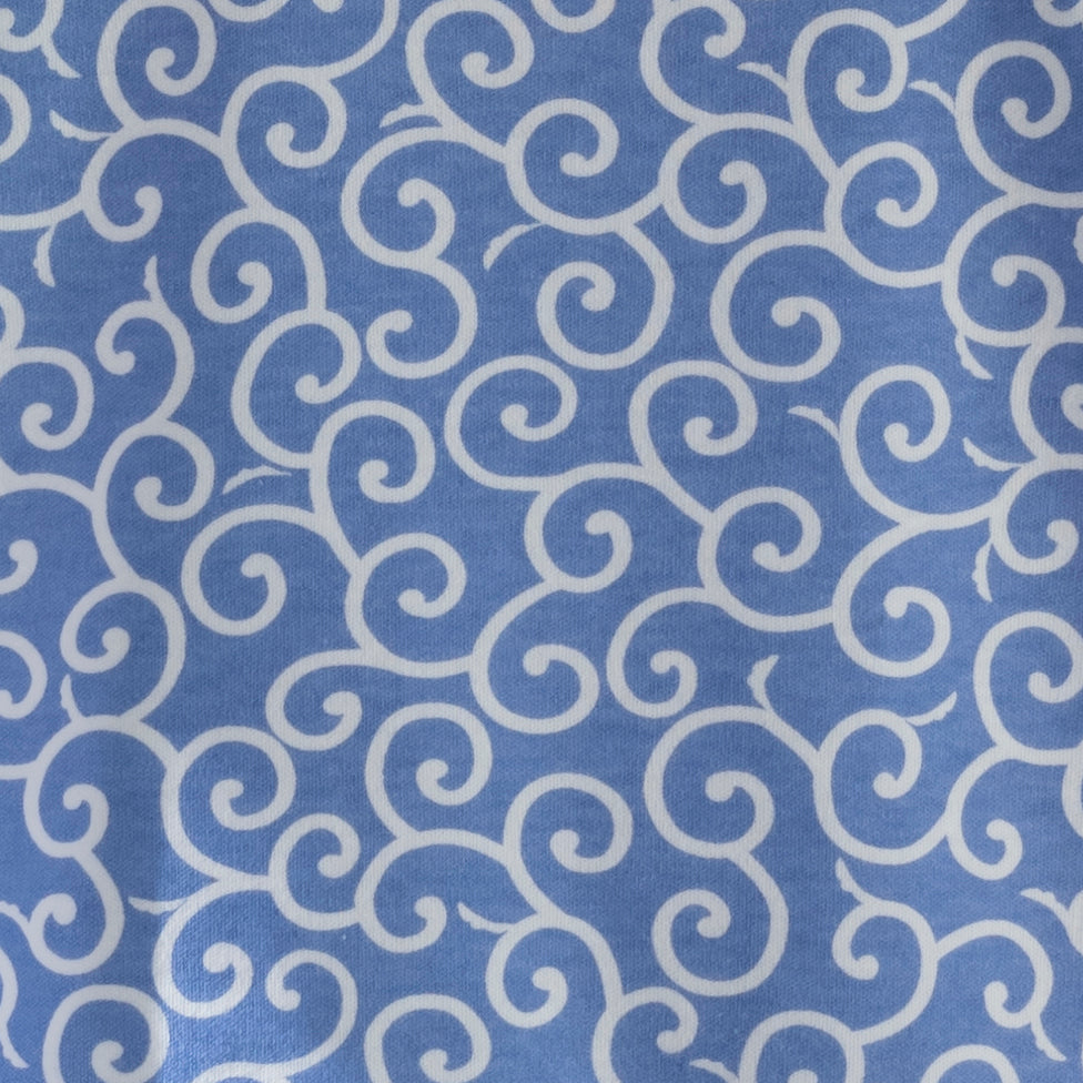 みー(*´꒳`*) 唐草模様 和柄ニット生地 唐草模様 wagara fabric – 暮らしのソーイング SO